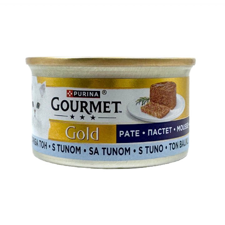 Gourmet Gold Ton Balıklı Yaş Kedi Konservesi  24x85gr - Kıyılmış