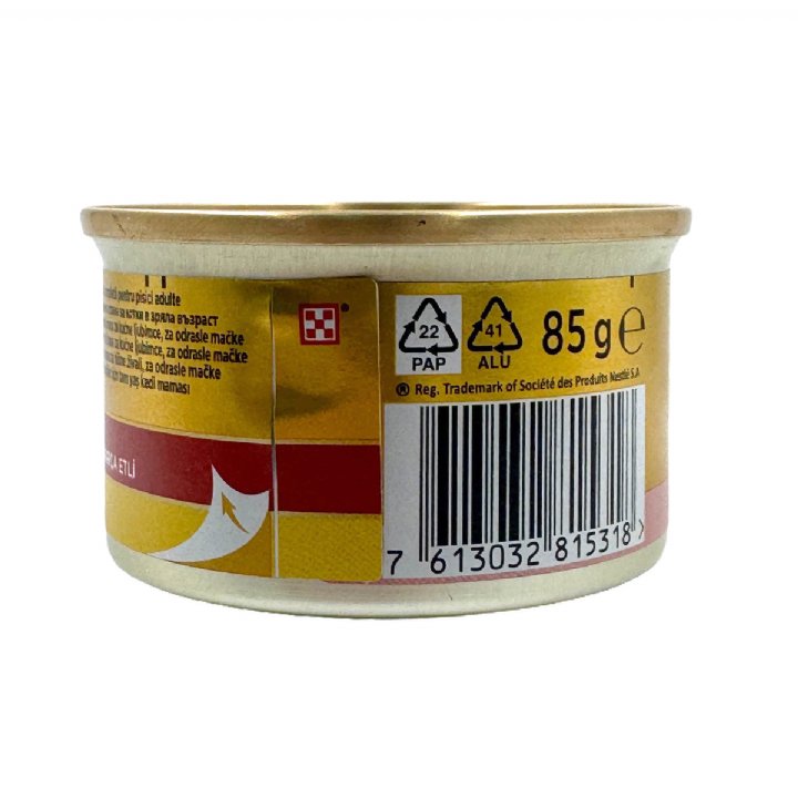 Gourmet Gold Somonlu ve Tavuklu Yaş Kedi Konservesi 85gr - Parça Etli ve Soslu