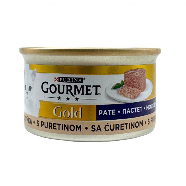 Gourmet Gold Hindi Etli Yaş Kedi Konservesi 85gr - Kıyılmış