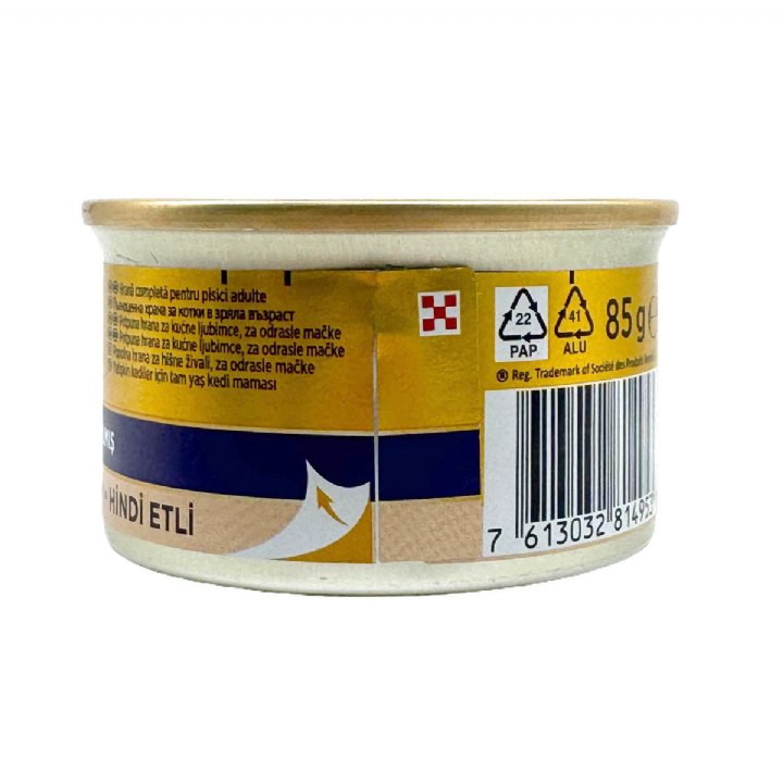Gourmet Gold Hindi Etli Yaş Kedi Konservesi 85gr - Kıyılmış