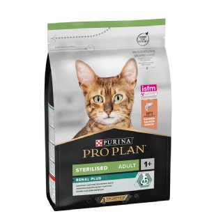 Pro Plan Somonlu ve Ton balıklı Kısırlaştırılmış Yetişkin Kedi Maması 3kg - Renal Plus