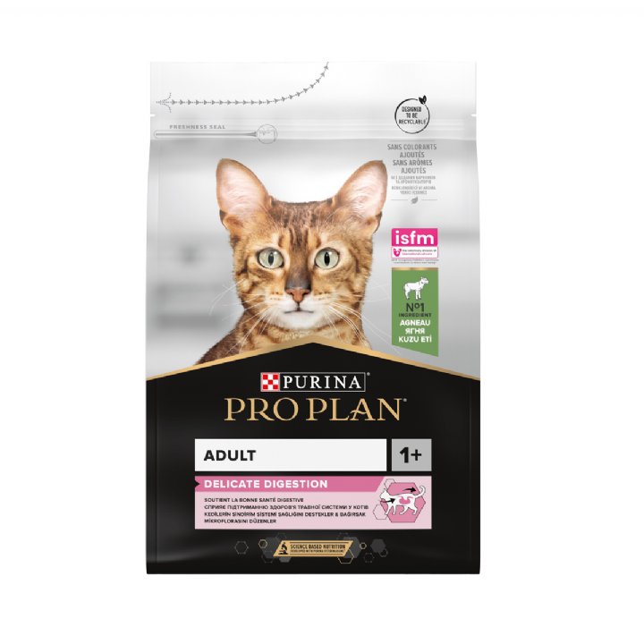 Pro Plan Delicate Kuzu Etli Yetişkin Kedi Maması 3kg - Hassas Sindirimli Kediler İçin