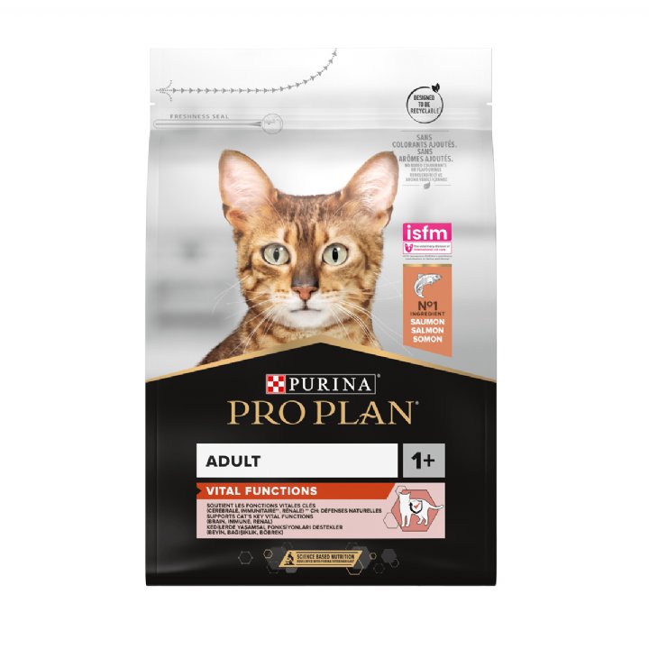 Pro Plan Somonlu Yetişkin Kedi Maması 3kg - Vital Functions