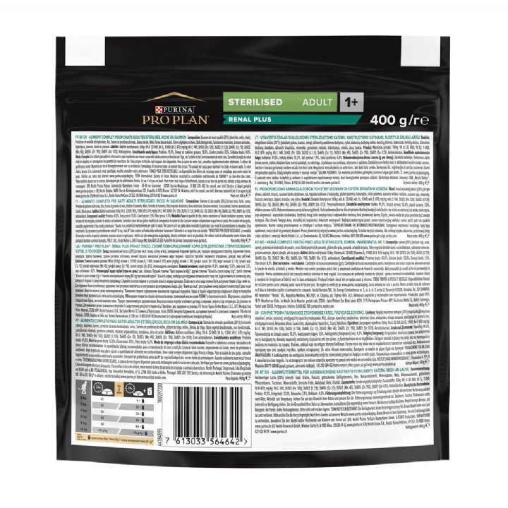Pro Plan Somonlu Kısırlaştırılmış Kedi Maması 400gr - Renal Plus