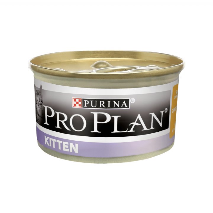 Pro Plan Kitten Tavuklu Yaş Kedi Mama Konservesi 85gr
