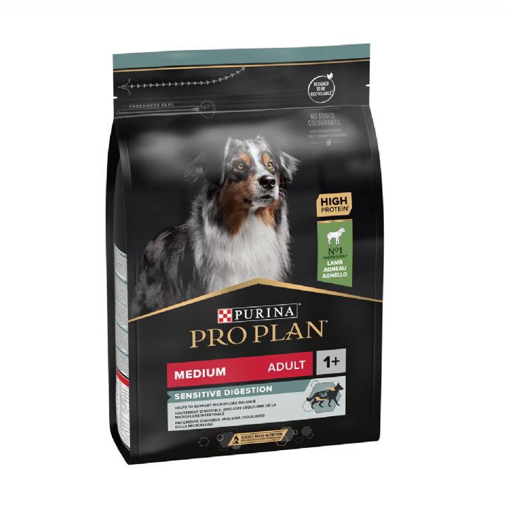 Pro Plan Medium Sensitive Digestion Kuzu Etli Yetişkin Köpek Maması 3kg