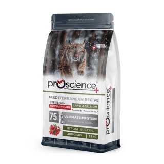 Pro Science Kuzu ve Somonlu Kısırlaştırılmış Kedi Maması 1,5kg - Hipoalerjenik - Urinary Care