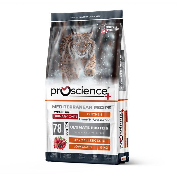 Proscience Tavuklu Kısırlaştırılmış Kedi Maması 15kg