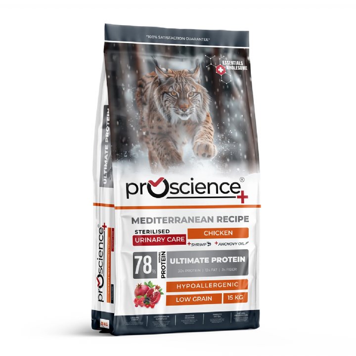 Proscience Tavuklu Kısırlaştırılmış Kedi Maması 15kg