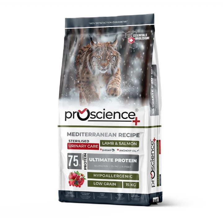 Proscience Kuzu Etli ve Somonlu Kısırlaştırılmış Kedi Maması 15kg