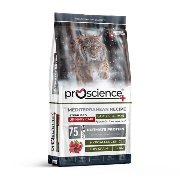 Proscience Kuzu Etli ve Somonlu Kısırlaştırılmış Kedi Maması 15kg