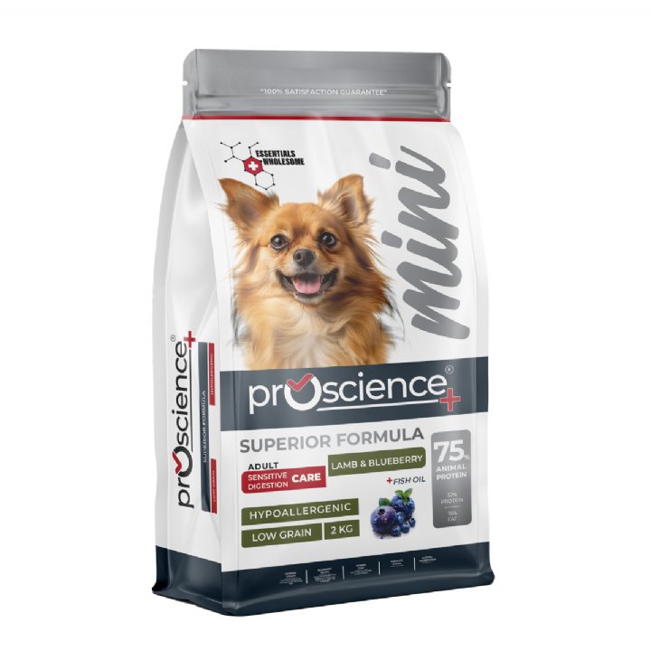 Proscience Küçük Irk Kuzu Etli ve Yaban Mersinli Yetişkin Köpek Maması 2kg