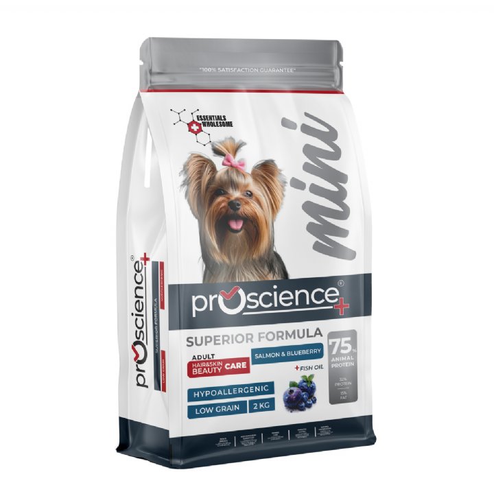 Proscience Küçük Irk Somonlu ve Yaban Mersinli Yetişkin Köpek Maması 2kg