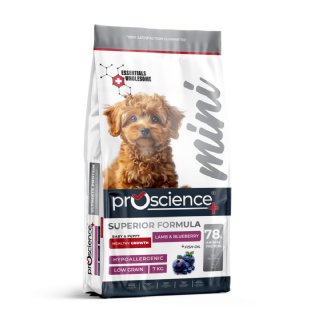 Proscience Küçük Irk Kuzulu ve Yaban Mersinli Yavru Köpek Maması 7kg