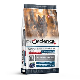 Pro Science Somonlu ve Yaban Mersinli Köpek Maması 12kg - Hipoalerjenik