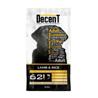 Decent Kuzu Etli Yetişkin Köpek Maması 15kg