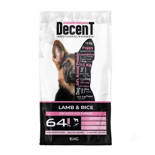 Decent Kuzu Etli Yavru Köpek Maması 15kg