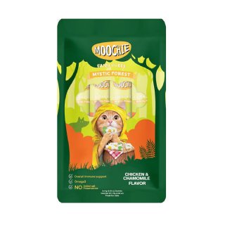 Moochie Tavuklu ve Papatyalı Sıvı Kedi Ödül Maması 5x15g