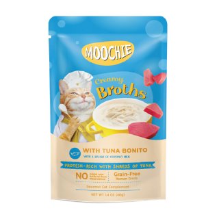 Moochie Ton Balıklı ve Palamutlu Çorba 40g - Kedi Ödülü