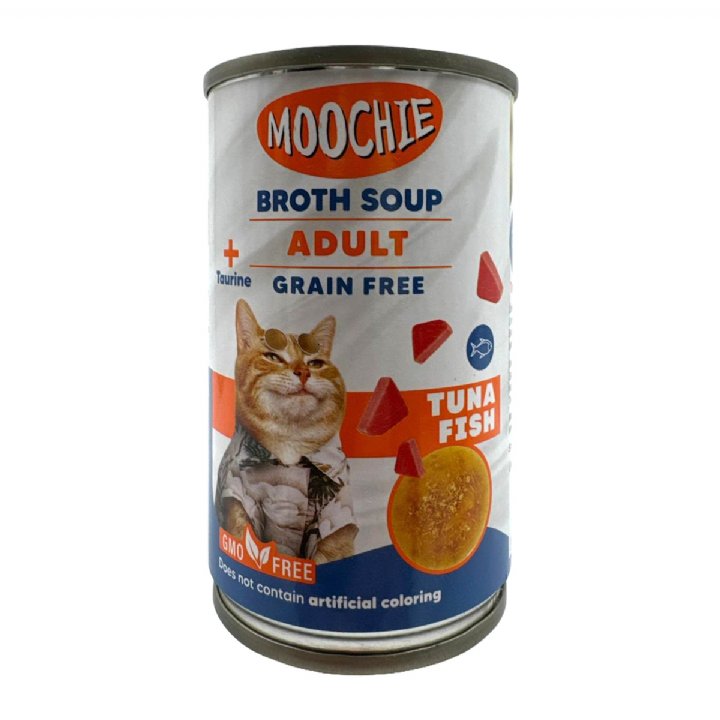 Moochie Ton Balıklı Yetişkin Kedi Et Suyu Çorbası 135 mL