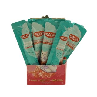 Moochie Ton Balıklı ve Istakozlu Sıvı Kedi Ödül Maması 30x15g